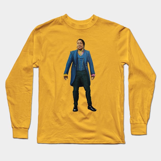 The Fugitive Doctor: Jo Martin Long Sleeve T-Shirt by Kavatar